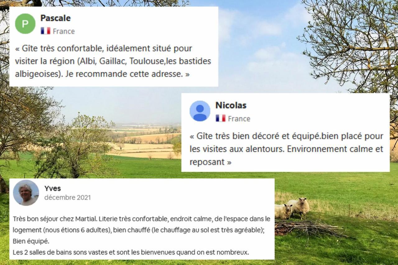 Le Gite Nature Bien-Etre Piscine Chauffee Privee Du Tarn Entre Toulouse Et Albi & Les Cottages Du Tarn Peyrole 외부 사진