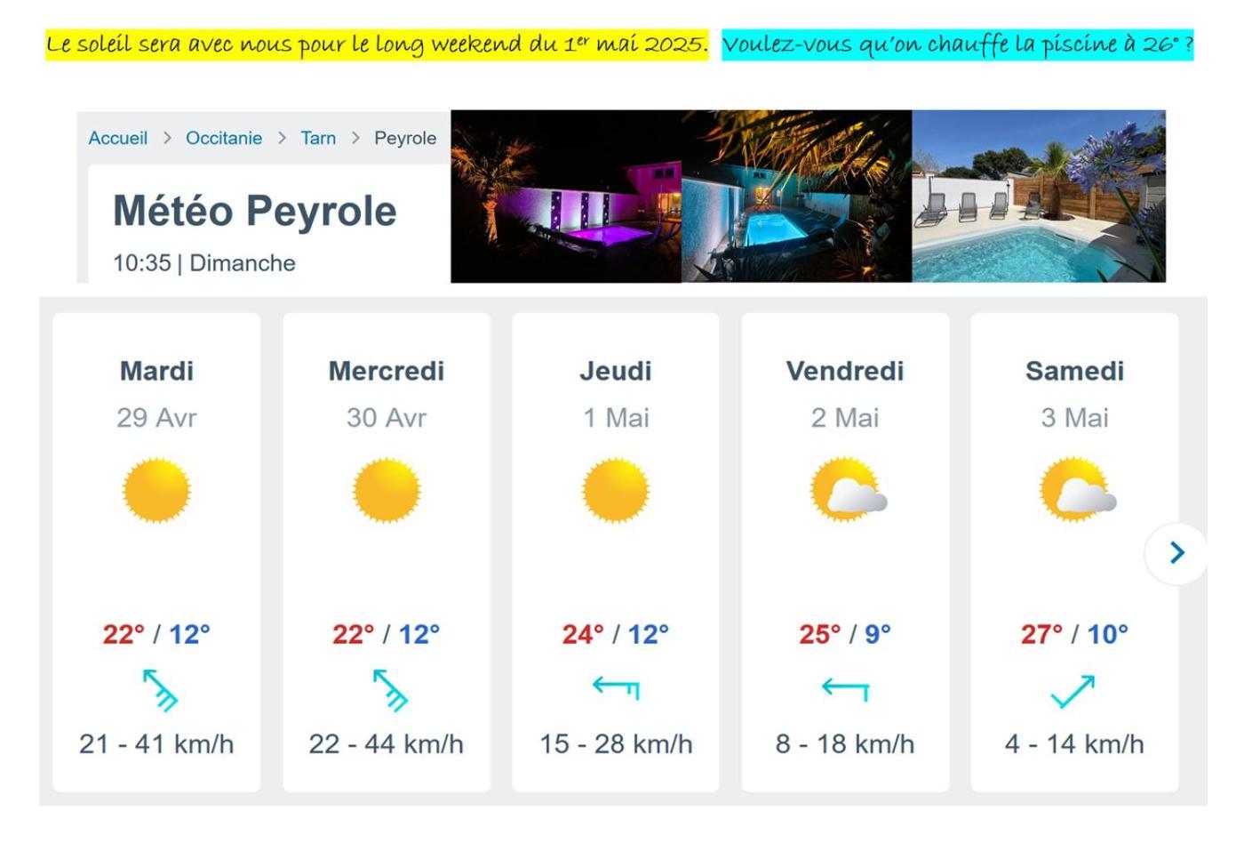 Le Gite Nature Bien-Etre Piscine Chauffee Privee Du Tarn Entre Toulouse Et Albi & Les Cottages Du Tarn Peyrole 외부 사진